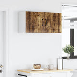 Wall Cabinet LUCCA Smoked Oak 80 x 31 x 40 cm Engineered Wood 884939