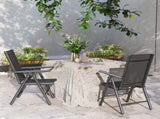 Set of 2 Folding Chair, Aluminium Frame Outdoor Camping Chairs with Breathable Mesh Back and Seat, T3398P327944