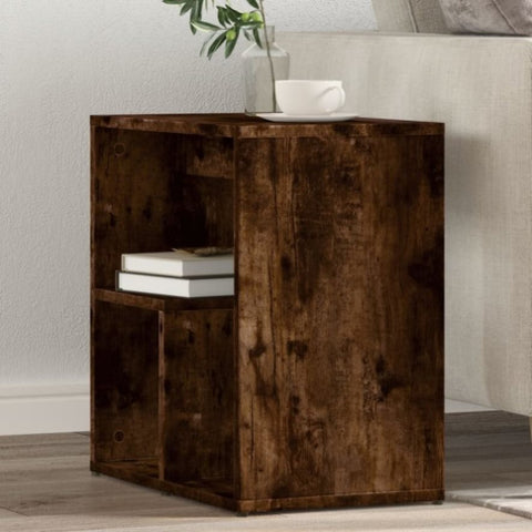 ZNTS Side Tables 2 pcs Smoked Oak 50x30x50 cm Engineered Wood 840564