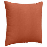 Sofa Pillows 2 pcs Red Orange 60 x 60 cm Corduroy Fabric 42014039