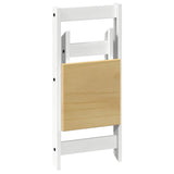 Dining Chairs Foldable 4 pcs Corona White Solid Wood Pine 4013436