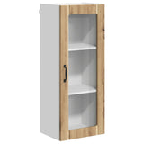 Wall Glass Cabinet LUCCA Artisan Oak 40 x 31 x 100 cm 885104