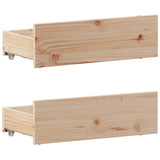 Bookcase Bed without Mattress 90x200 cm Solid Wood Pine 3308930
