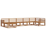 Outdoor Sofa Set 7 pcs Natural Solid Acacia Wood 3367887