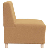 Modular Sofa Unit Armless 2 pcs Beige 55 x 74 x 82 cm 3399787
