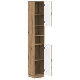 Bathroom Cabinet with Open Shelf HOORN Artisan Oak 897264
