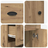 Side Cabinet 40 x 50 x 75 cm Engineered Wood Artisan Oak 881448