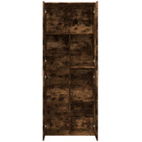 Highboard Smoked Oak 70x35x180 cm Engineered Wood 3276662