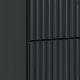 Bedside Cabinet Black 43 x 41 x 63.5 cm Engineered Wood 895246
