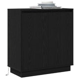 Sideboard with Door Black Oak 71 x 34.5 x 75 cm Engineered wood 869643
