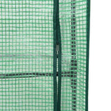 Raised Bed with Greenhouse Cover Rattan Look 120x40x123 cm 4015797
