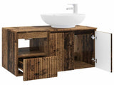 Bathroom Furniture Set 2 pcs Old Wood Engineered Wood 3404092