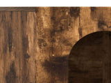 Sideboard Smoked Oak 100 x 35 x 59 cm Engineered Wood 891349