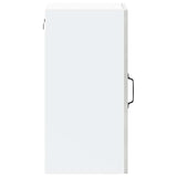 Kitchen Wall Cabinet with Glass Door Lucca Concrete Grey 853771