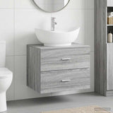 Bathroom Furniture Set Grey Sonoma Engineered Wood 3404403