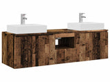 Bathroom Cabinet Set 3 pcs Old Wood 49.5 x 41 x 62.5 cm 3405655