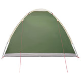 Camping Tent with Roof Green 4-Person Polyester and Steel 42028647