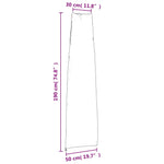 ZNTS Garden Umbrella Covers 2 pcs 190x50/30 cm 420D Oxford Fabric 3203395