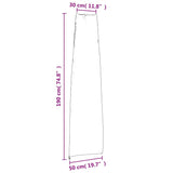 ZNTS Garden Umbrella Covers 2 pcs 190x50/30 cm 420D Oxford Fabric 3203395