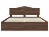 Bed Frame with Headboard Brown Oak 140 x 200 cm Solid Pine Wood 3413305
