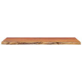 Table Top 80x40x3.8 cm Rectangular Solid Wood Acacia Live Edge 370298