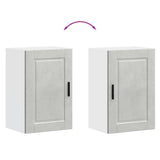 Kitchen Wall Cabinet Porto Concrete Grey Engineered Wood 854031