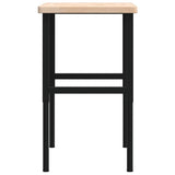 Workbench 100x60x cm Solid Wood Oak Rectangular 3309679