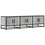TV Cabinet Grey Sonoma 150x35x41 cm Engineered Wood and Metal 848862
