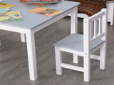 Kids Table and Chair Set 3 Pieces Toddler Preschoolers Desk with 2 Chairs for Indoor Study Rest T3398P347694