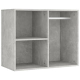 LED Dressing Table with 2 Cabinets Concrete Grey Engineered Wood 3082030