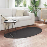 Area Rugs HUARTE Anthracite 80 x 150 cm Polyester 4103705
