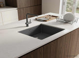 Kitchen Sink Single Basin Granite 42 x 46 x 31 cm Graphite 42053754