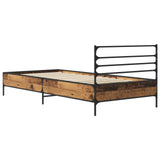 Bed Frame Old Wood 80 x 200 cm Engineered Wood 8009115