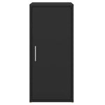 ZNTS Shoe Cabinet Black 32x35x70 cm Engineered Wood 808956