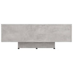 ZNTS Coffee Table Concrete Grey 85x55x31 cm Engineered Wood 803384