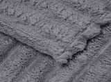 Throw Blanket Dark Grey 270 x 240 cm Fleece 42016832