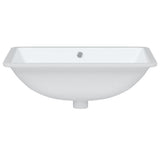 Bathroom Sink White 60x40x21 cm Rectangular Ceramic 153728