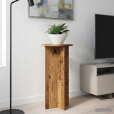 Plant Stand 2 pcs Old Wood 40 x 40 x 80 cm Engineered Wood 899706