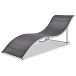 Folding Sun Loungers 2 pcs Aluminium and Textilene 43654