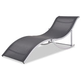 Folding Sun Loungers 2 pcs Aluminium and Textilene 43654