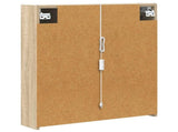 Bathroom Mirror Cabinet Sonoma Oak 63.5 x 15.5 x 70 cm 889241
