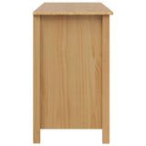 Desk with Drawers with Drawer HILL Honey Brown 100 x 45 x 74 cm 42025038