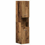 Bathroom Furniture Set 3 pcs Old Wood 41 x 38.5 x 46 cm 3332517