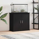 Aquarium Stand Black Oak 81x36x73 cm Engineered Wood 862155