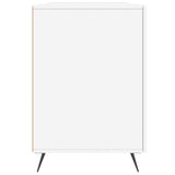 Desk White 140x50x75 cm Engineered Wood 829516