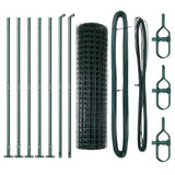 Welded Wire Fence with Concrete Base 10 x 1.2 m 3350805