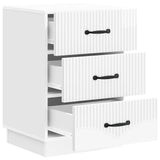 Bedside Cabinet with Drawer High Gloss White 43 x 41 x 63.5 cm 895249