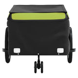 Bike Trailer Black and Green 45 kg Iron 94109