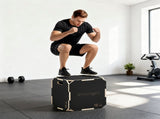 Non-Slip Plyo Box, Corner-free Wooden Jump Box, 41 x 61 x 51 cm T3398P425122