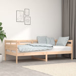 ZNTS Day Bed without Mattress Solid Wood Pine 90x200 cm 820297